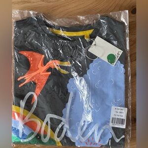 Mini Boden nwt dinosaur rainbow tshirt